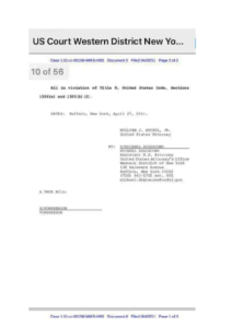 Documents from the US Department of Justice showing Oluwo is an ex-convict.